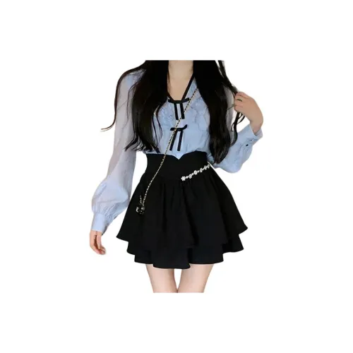 WOWI KCKS Длинное платье с длинными рукавами женское