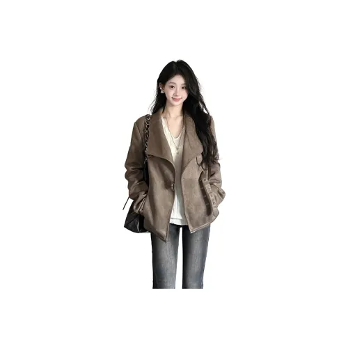 STYUW Коричневый Женский Куртки