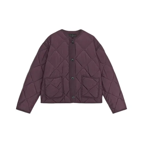 ZARA Deep Темно-красный Женские пуховики