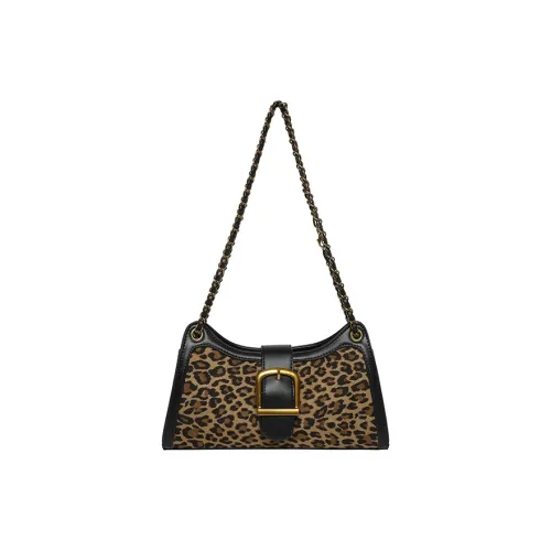 SHIJIA PU (полиуретан) с замшей подмышечная сумка на плечо женская многоцветная