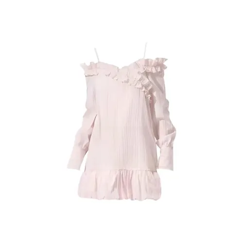 TIBINB Длинное платье с длинными рукавами женское