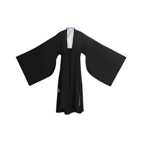 Huan Feather Черный Унисекс Ханьфу