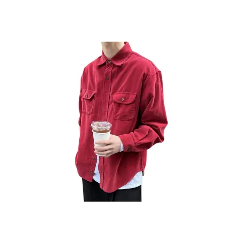 Chisportate Красный Унисекс Рубашки