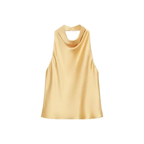 ZARA Желтые Женские Майки