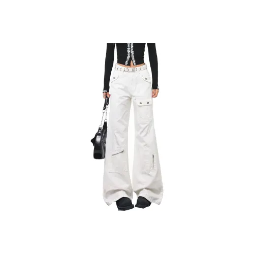 CASTLE WOODS Белый Женские Джинсы