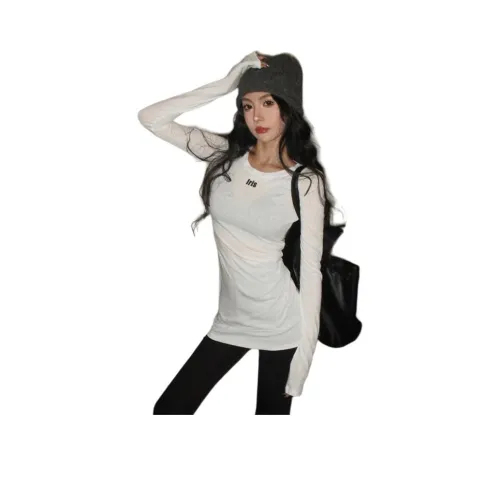 YICHEN Белые Женские T-рубашки