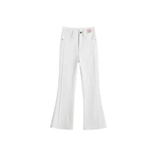 Izzue Белый Женские Джинсы