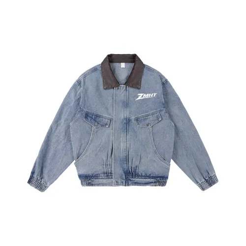 ZMHT Синий (без принта) Унисекс Куртки