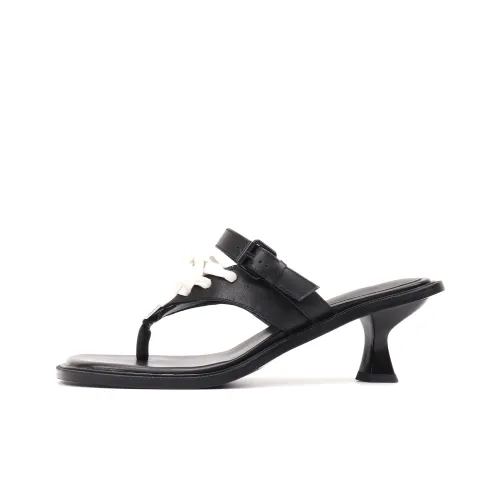 Asthershop Палец Разделяющие Тапочки Высокий каблук Женские