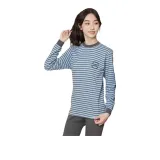 Средний воротник, синий, серый, полосы