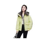 Желтая хлопковая куртка