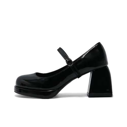 Dawei's House Грубый каблук Туфли Мэри Джейн Женские