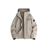 Бежевый кроличий серый