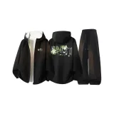 Черный топ + Черные брюки