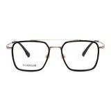 Черный Золото [0 Степень Смола Защита от синего света Линзы]