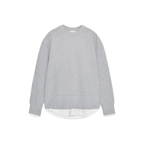 ZARA Зебра с принтом Серый Женский Свитшот