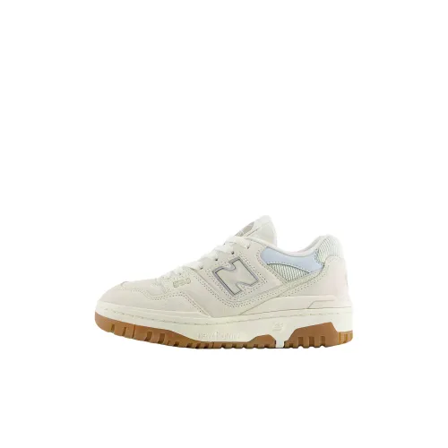 New Balance NB 550 Low Топ Детские Скейтбординги Экрю Унисекс