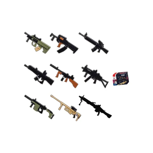 SLUBAN x Peace Elite Вторая пуля Здание RIFLE Слепые коробки Один слепой целая коробка 9 шт