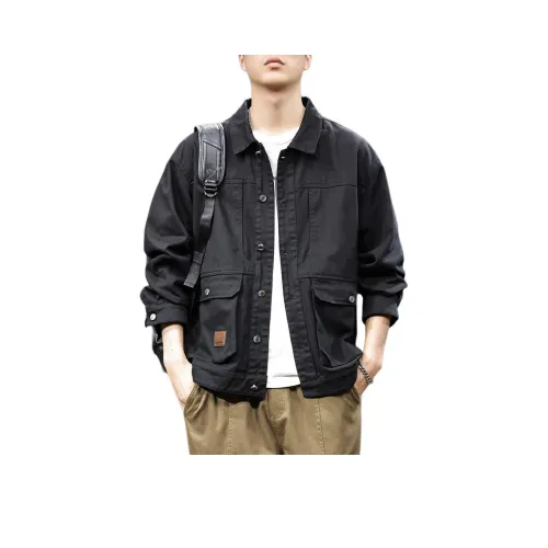 ZENGZHI Куртка Свободный крой Прямой крой Унисекс