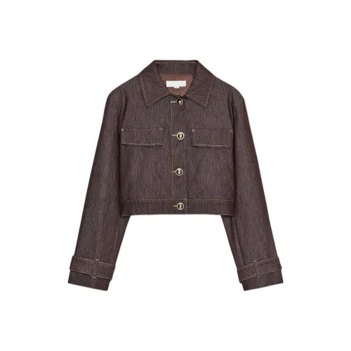 ZARA Коричневый Женский Куртки