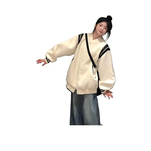 STYUW Абрикос Белый [На флисе] Женская куртка