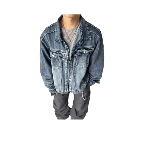 REXSHION Синий Унисекс Джинсовые куртки