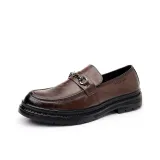 Коричневый [Кожа Обувь Размер: Размер 40 в этой модели = Спортивная Обувь 41]