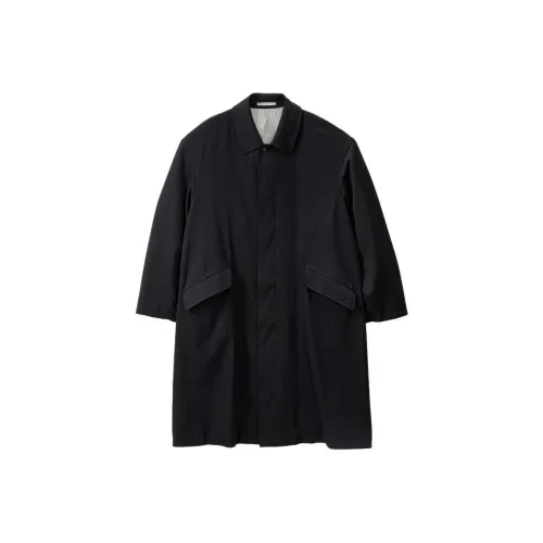 Graphpaper FW25 Полная шерсть Габардин OVERSIZED Бал Ожерелье-чокер Пальто Мужской