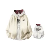 Хаки + Белый Серый Свитшот