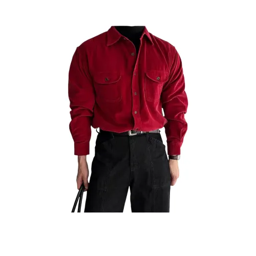 Chisportate Красный Унисекс Рубашки