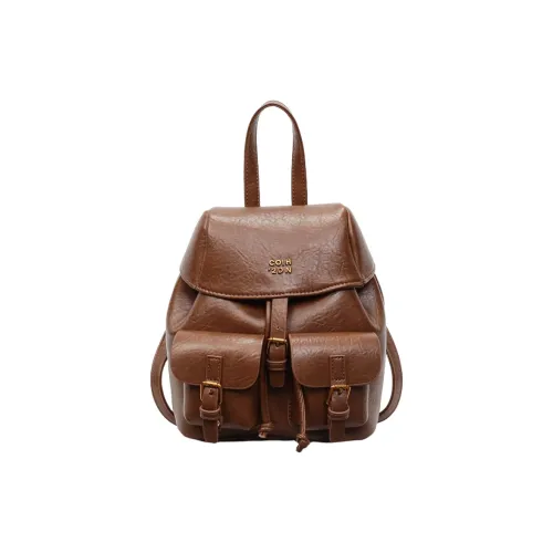 BAODIDAISHU ПУ (полиуретан) Рюкзак Женские Черный коричневый Кофе