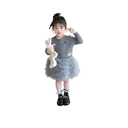 Hua Le Ji Серый Детские Комплекты с Юбкой