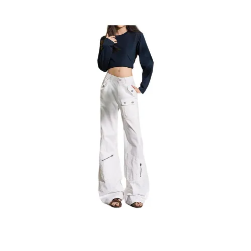 CASTLE WOODS Белый Женские Джинсы