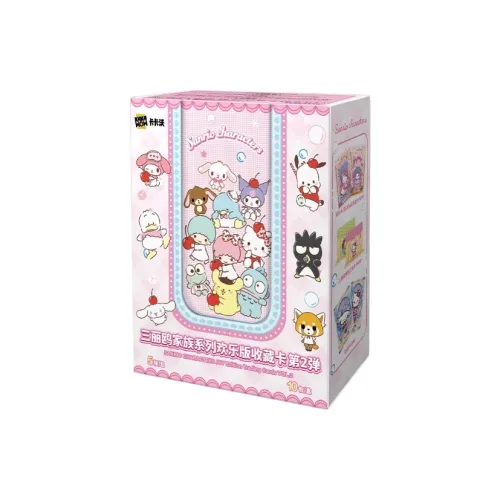 KAKAWOW Sanrio Family Collection Happy Edition Коллекционная карта Вторая Отскок IP Аниме Карточки Одиночная упаковка Цельная коробка