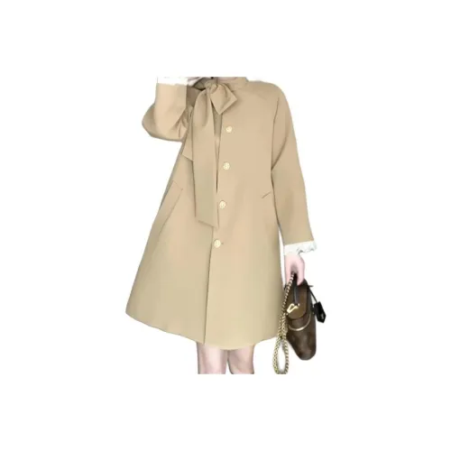 LADYXIEXIE Хаки Женская тренч-куртка