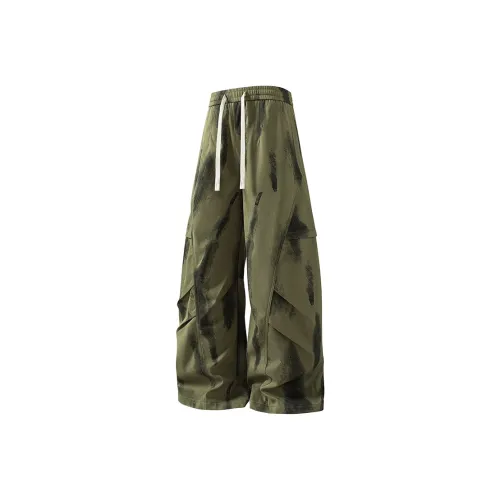 JXAETE MYY MYK25 9907 Лесной зеленый Мужские Повседневные Штаны