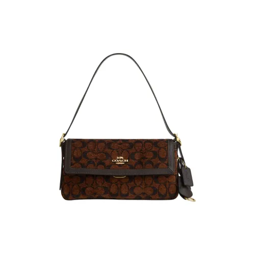 COACH Etta Ткань Сумка через плечо Женская Трюфельно-коричневый