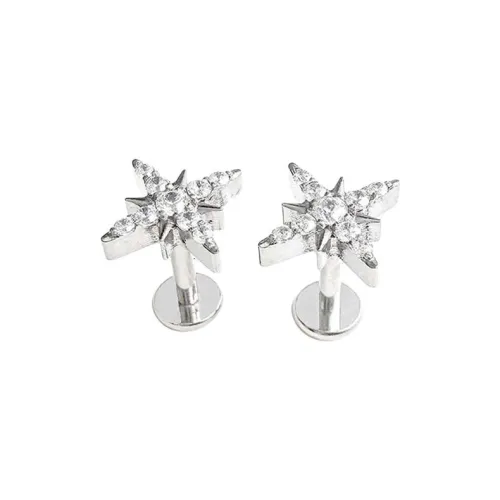 Yab Титановые и стальные серьги-гвоздики для женщин