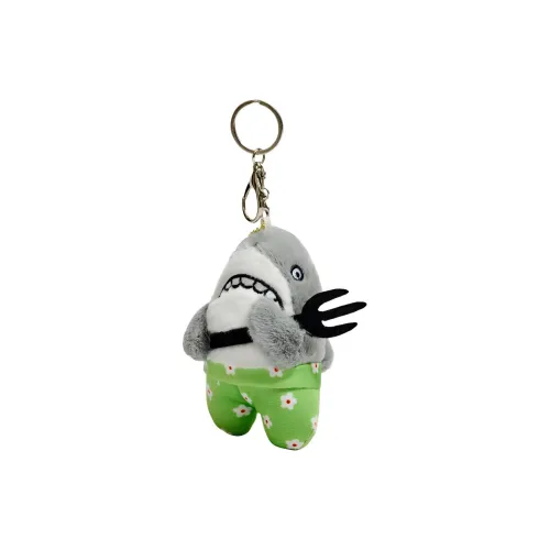 MENGXIAO Ugly Cute Quirky Shark Plush Pendant 10 см Высота