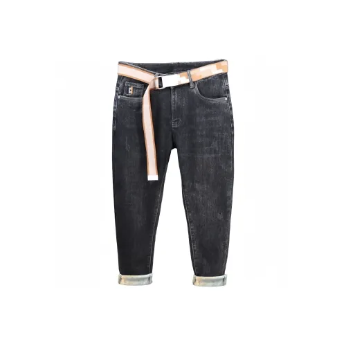 Chisportate Черный Серый Цвет Унисекс Джинсы