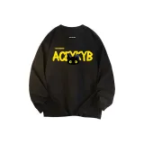 Черный текст, жёлтый текст