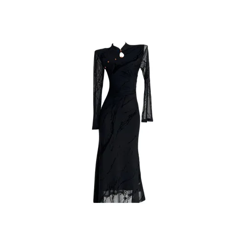 RTNH Длинное платье с длинными рукавами женское