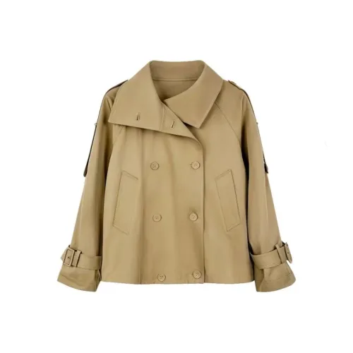 IQC Лещина Khaki Женская Тренч