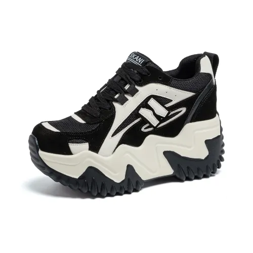 POOQ Толстая подошва Высокие кеды Женские