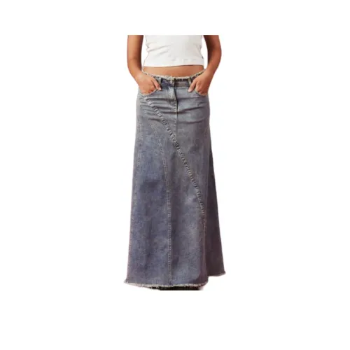 Unif FW25 Denim Long Skirt Women's