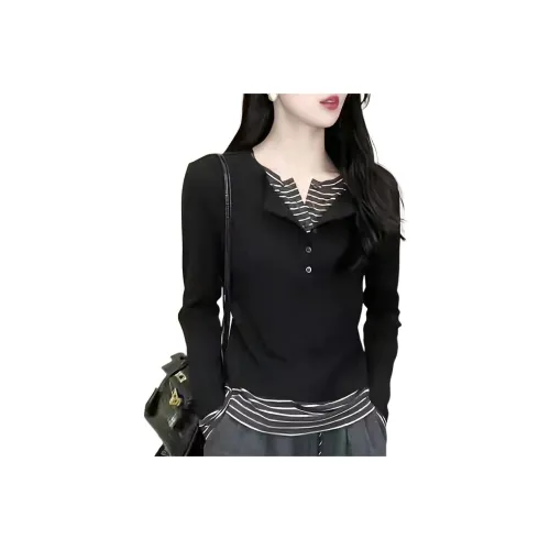 LADYXIEXIE Черный Giveaway Бренд Наклеенный Женские T Рубашки