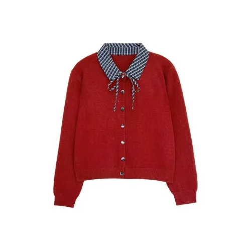 KYKW Красный Женский Трикотаж