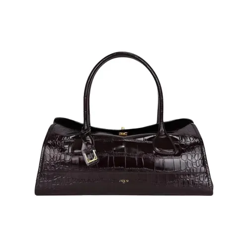 APEDE MOD Сумка из лососевой кожи с сумкой через плечо обычная женская яркая коричневая с узором крокодила