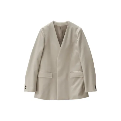 Graphpaper FW25 Отношение Off Фланель Без воротника Длинный Куртка Женские