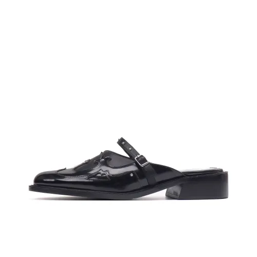 Asthershop Заклепки Нет Особенный Эффект Сандалии Тапочки Женские Черный